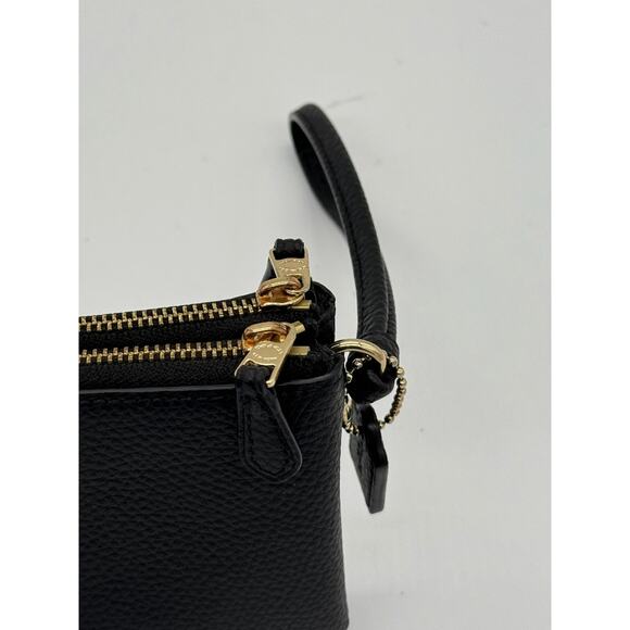 RETAIL $138 Coach Double Corner Zip Leather Wristlet Wallet*LIKE NEW CONDITION - Picture 4 of 7